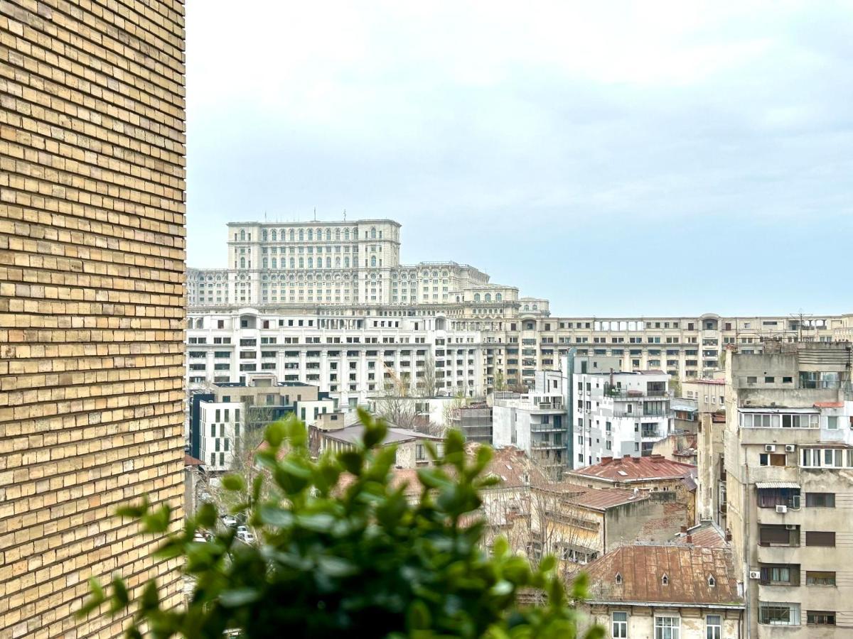 Parliament Skytower Apartment Bukarest Exteriör bild